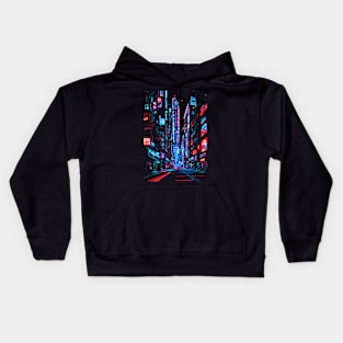 Cyber Tokyo log3 Kids Hoodie